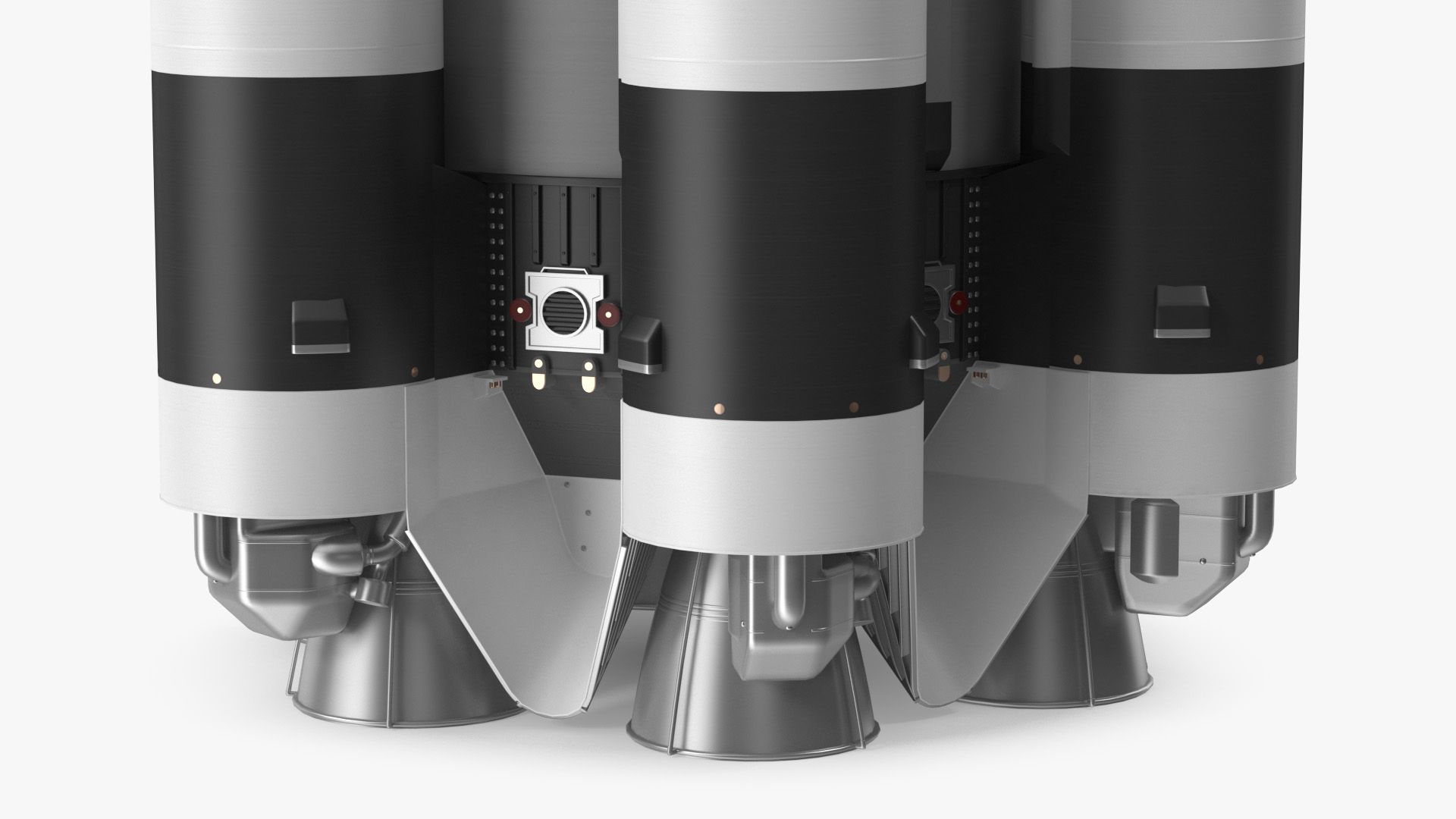 Heavy Lift Launch Vehicle royalty-free 3d model - Preview no. 13