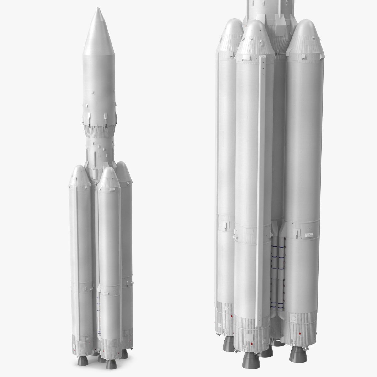 Heavy Lift Launch Vehicle 3d model