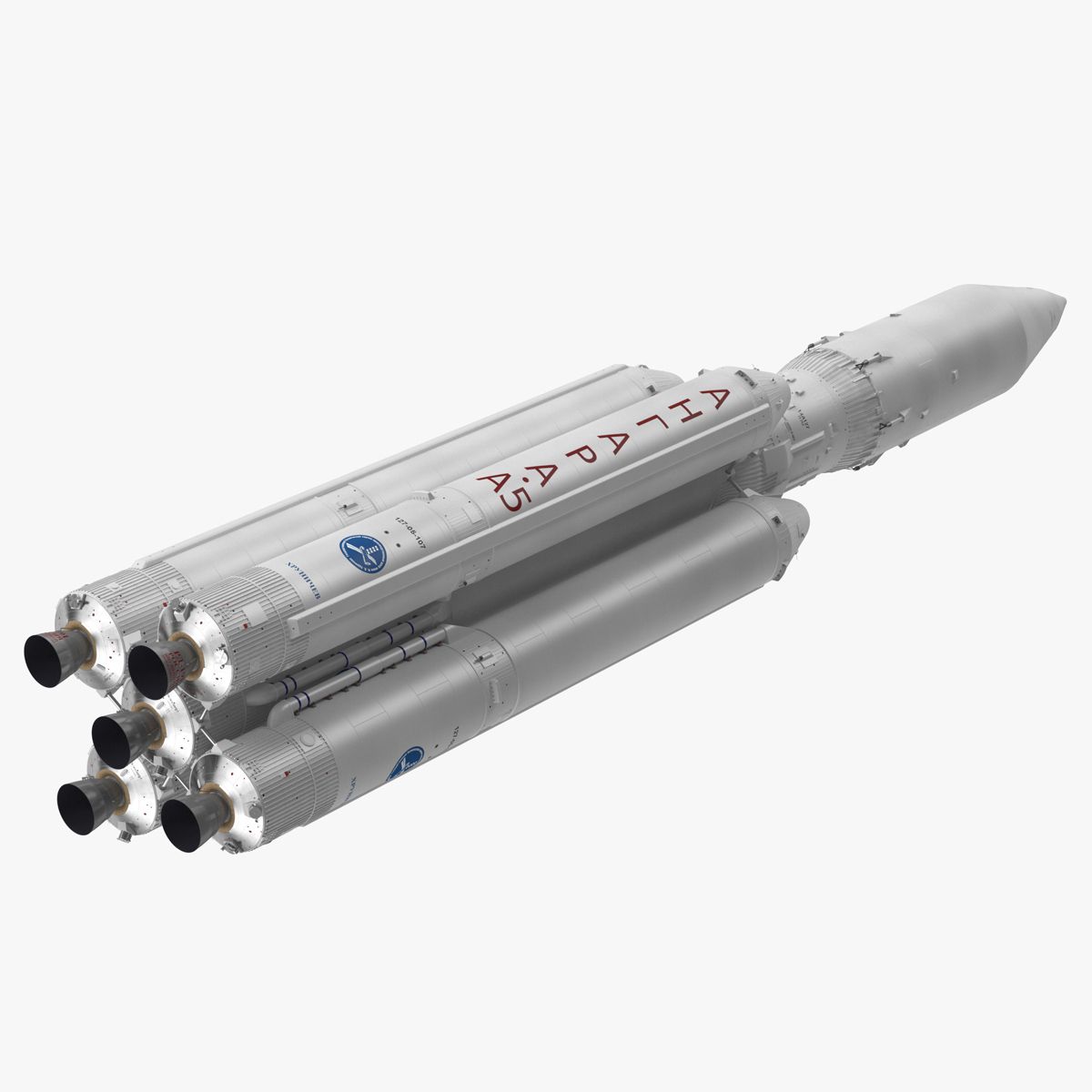 Angara A5 Heavy Lift Launch Vehicle 3d model