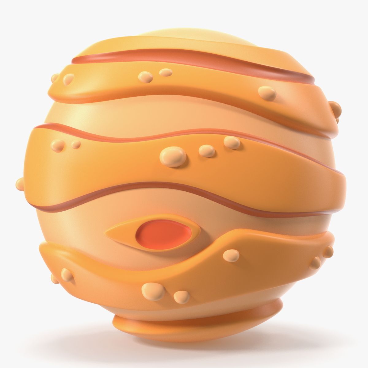 Kreskówka planeta Jowisz 3d model