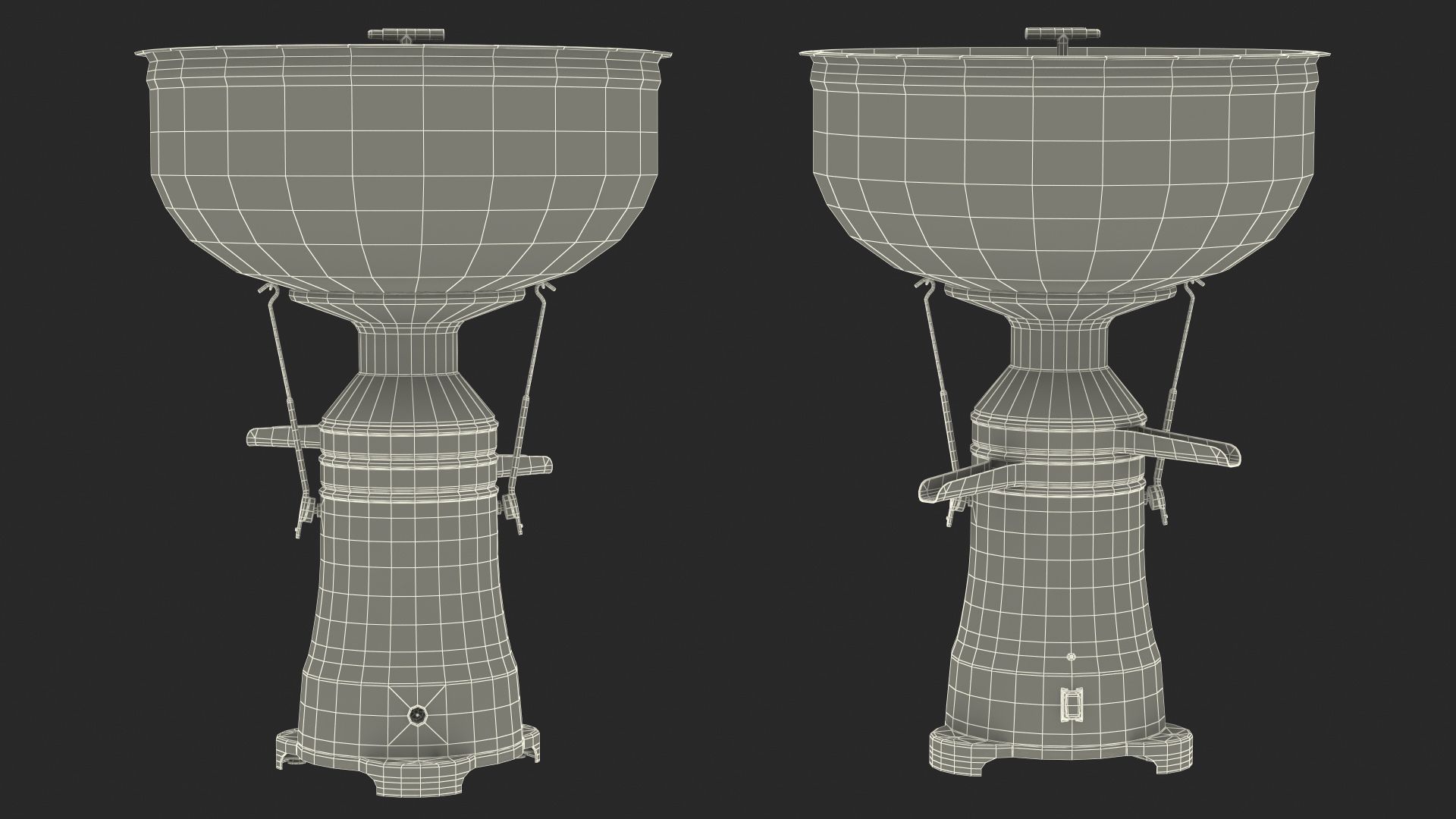 Milchcreme-Separator royalty-free 3d model - Preview no. 24