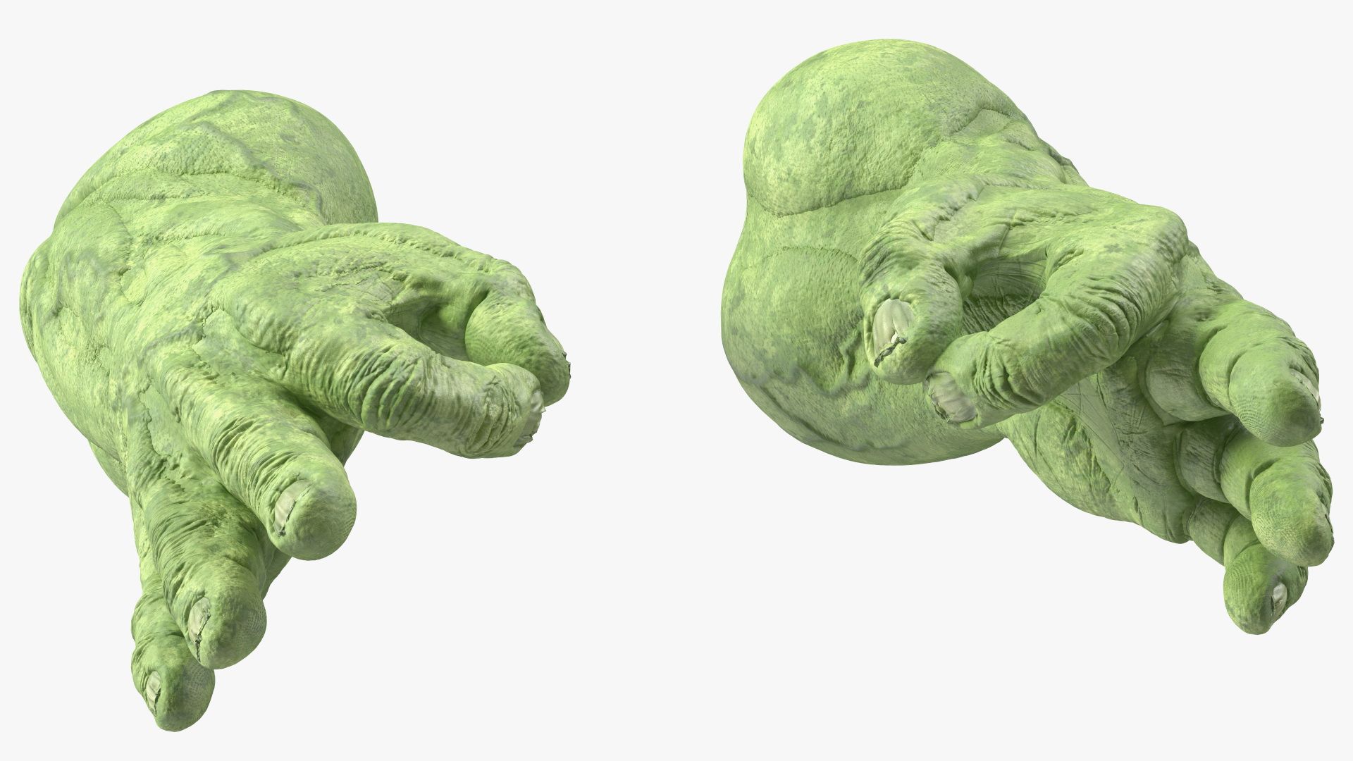 Hulk Hands Alright royalty-free 3d model - Preview no. 11