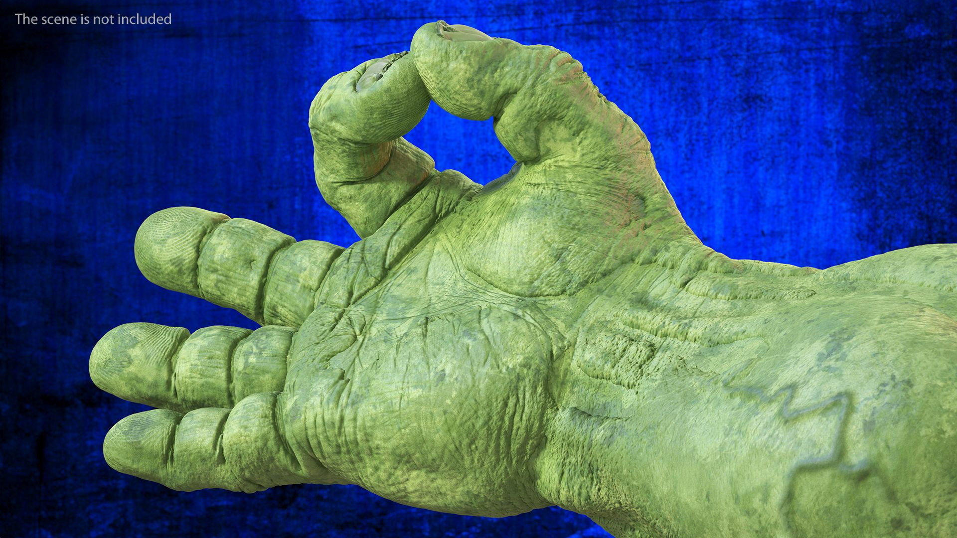 Hulk Hands Alright royalty-free 3d model - Preview no. 6