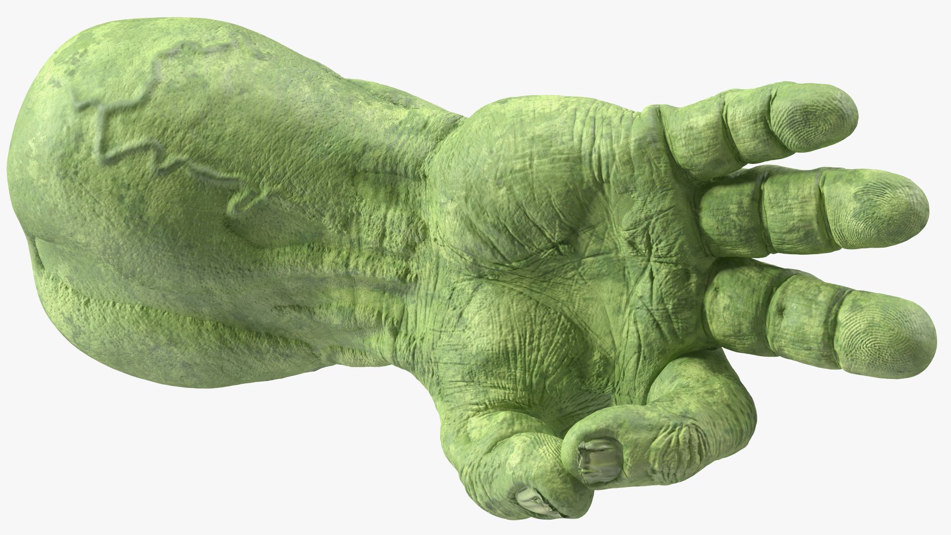 Hulk Hands Alright royalty-free 3d model - Preview no. 13