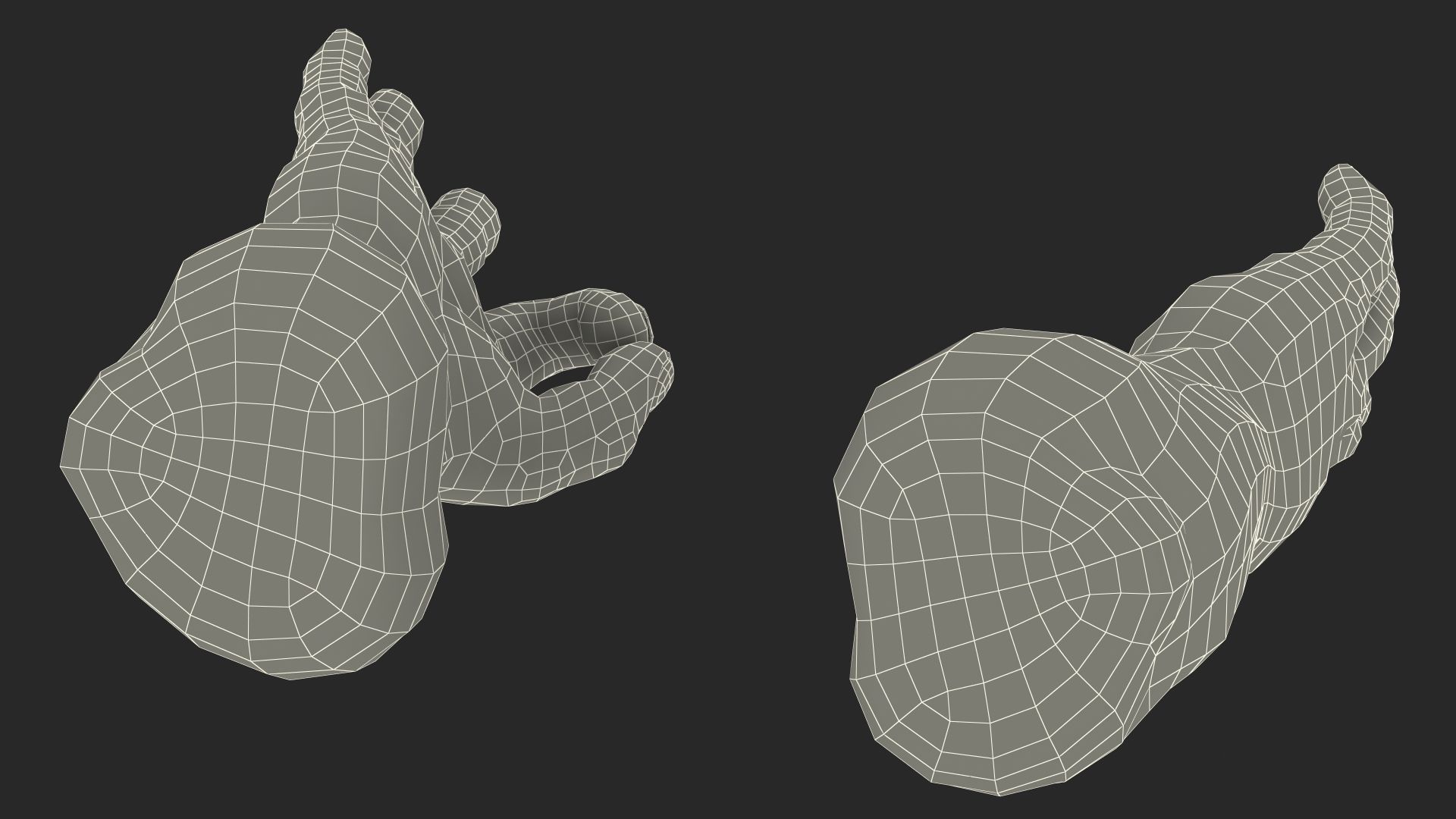 Hulk Hands Alright royalty-free 3d model - Preview no. 30