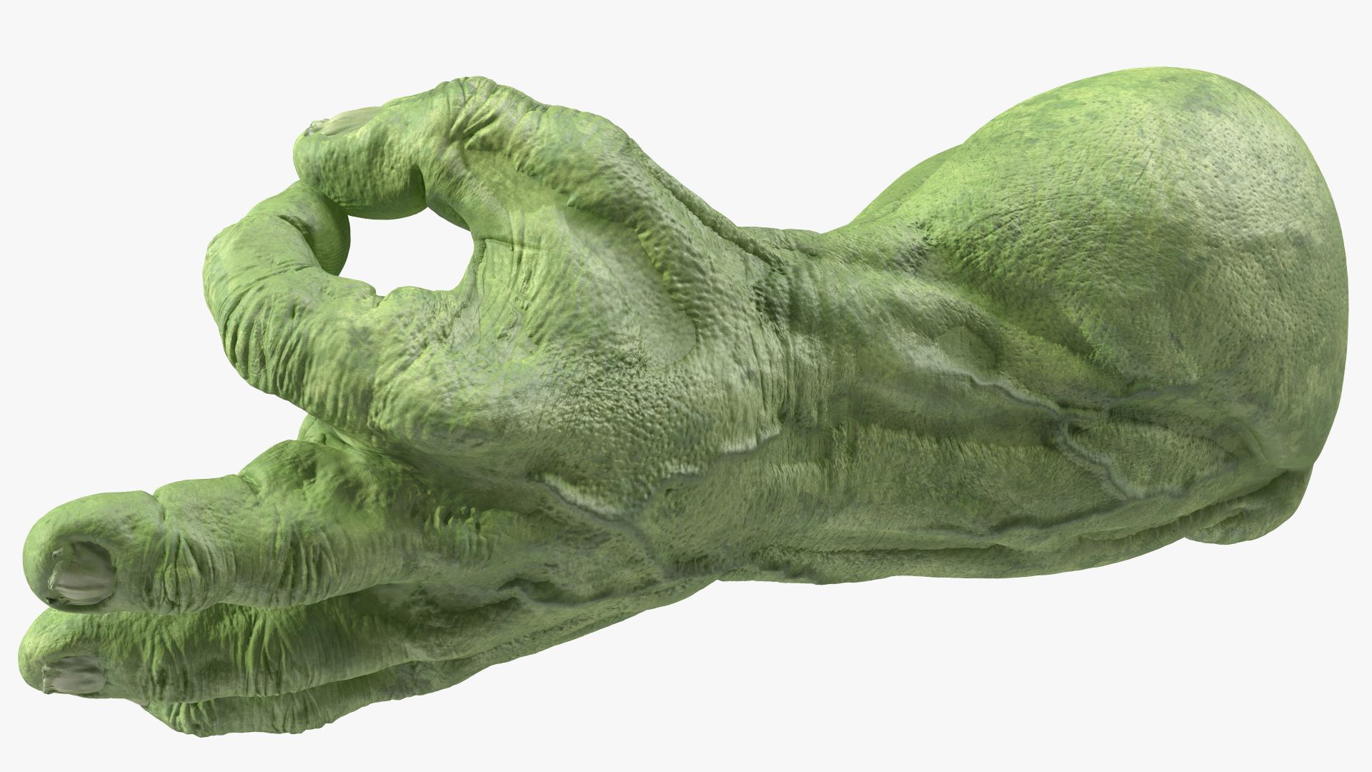 Hulk Hands Alright royalty-free 3d model - Preview no. 15