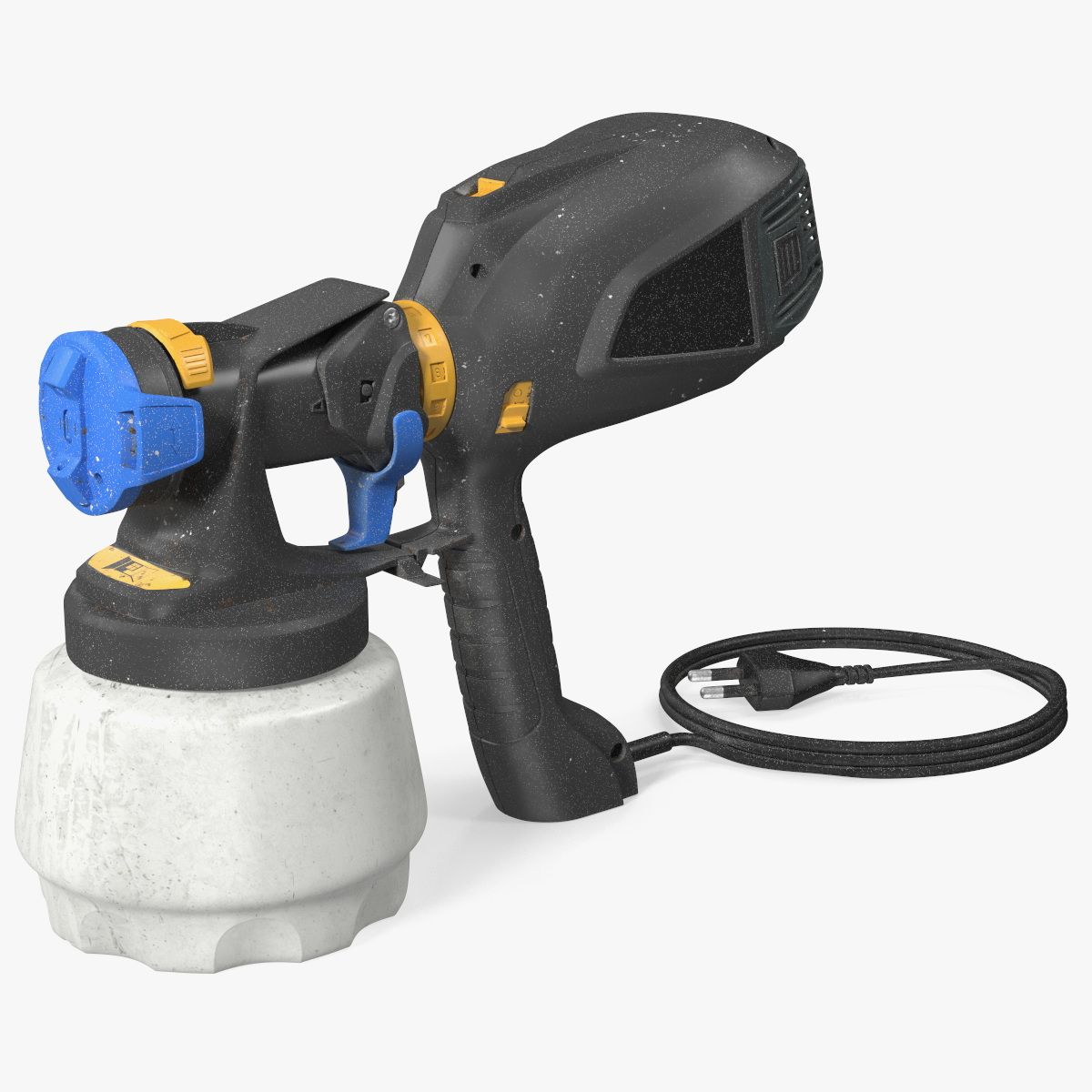 Portable Paint Sprayer royalty-free 3d model - Preview no. 1