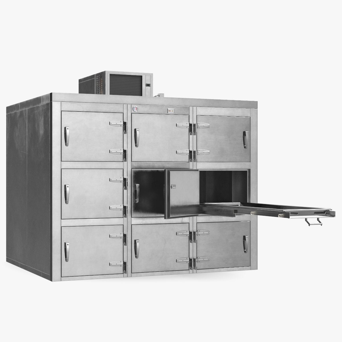 Leichenkühlschrank gealtert 3d model