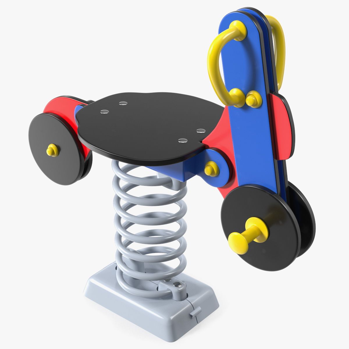 Parque Infantil Moto Springer 3d model