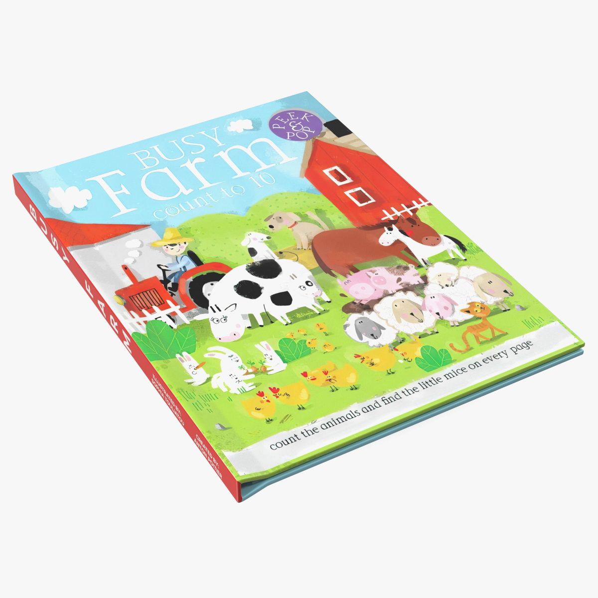 Livro pop-up infantil 3d model