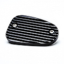 B & C MASTER CYLINDER COVER ALUMINIUM ANODIZED BLACK (FINNED) 