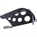 TRIUMPH FRONT SPROCKET COVER STAINLESS STEEL BLACK