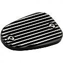 B & C MASTER CYLINDER COVER ALUMINIUM ANODIZED BLACK (FINNED)