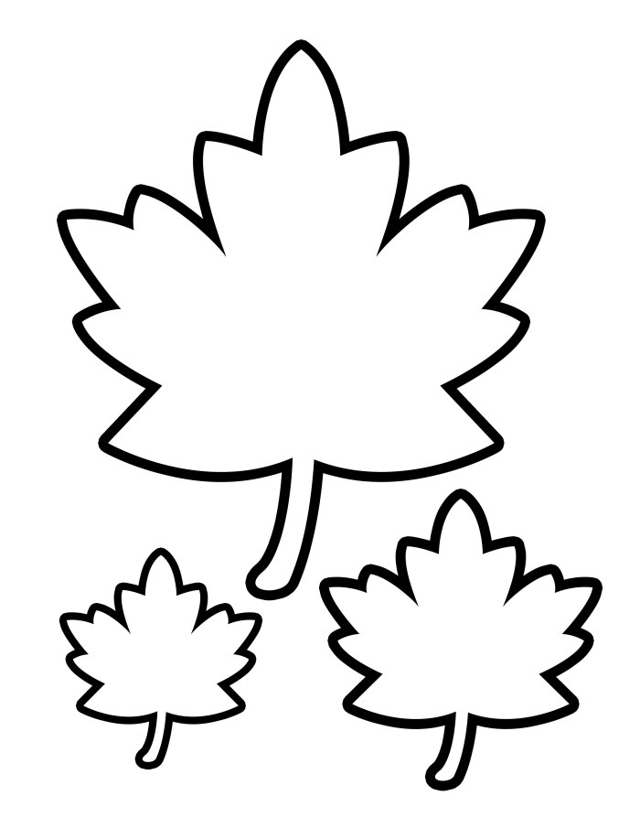 Fall Leaf Template ClipArt Best | Printable Leaves