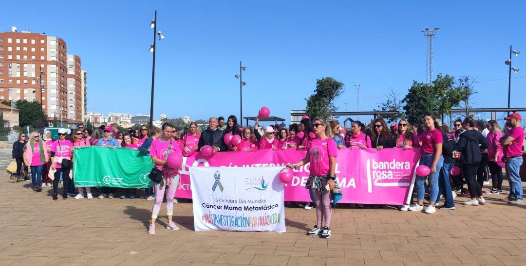 La marcha rosa contra el cáncer de mama saca su mensaje vitalista a la ...