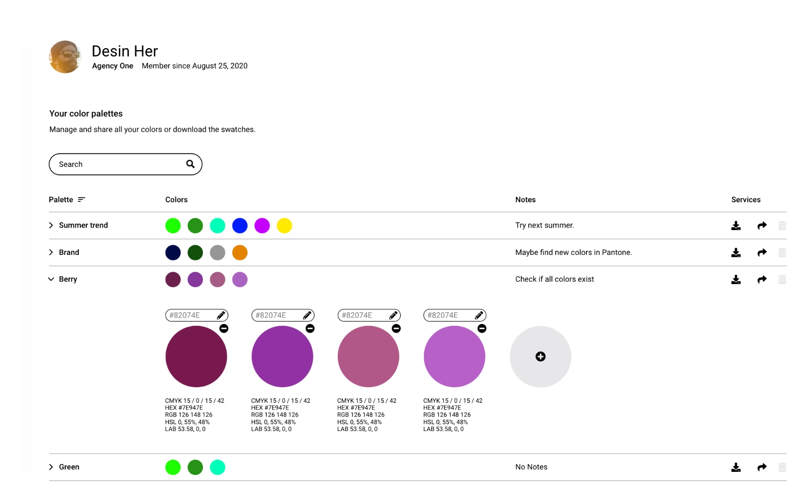 Gestionnaire de couleurs et à quoi il ressemble. C'est parti!