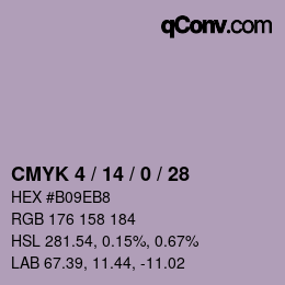 Color code: CMYK 4 / 14 / 0 / 28 | qconv.com