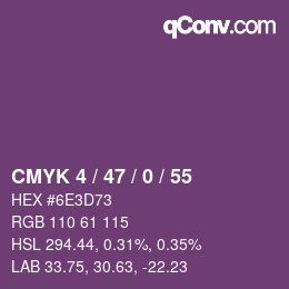 カラーコード: CMYK 4 / 47 / 0 / 55 | qconv.com