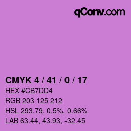 Color code: CMYK 4 / 41 / 0 / 17 | qconv.com