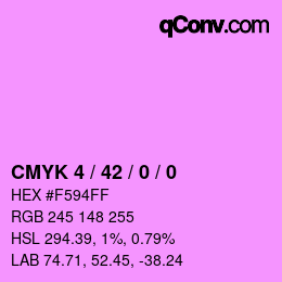 カラーコード: CMYK 4 / 42 / 0 / 0 | qconv.com