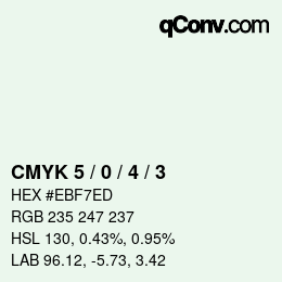 Color code: CMYK 5 / 0 / 4 / 3 | qconv.com