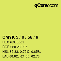 Color code: CMYK 5 / 0 / 58 / 9 | qconv.com