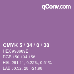 Código de color: CMYK 5 / 34 / 0 / 38 | qconv.com