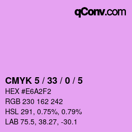 Color code: CMYK 5 / 33 / 0 / 5 | qconv.com