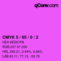 Código de color: CMYK 5 / 65 / 0 / 2 | qconv.com