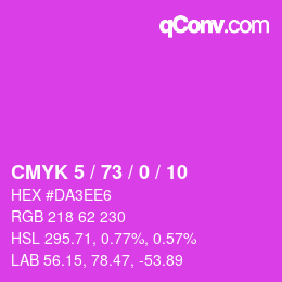 Código de color: CMYK 5 / 73 / 0 / 10 | qconv.com