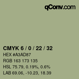 Color code: CMYK 6 / 0 / 22 / 32 | qconv.com