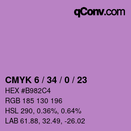 Color code: CMYK 6 / 34 / 0 / 23 | qconv.com