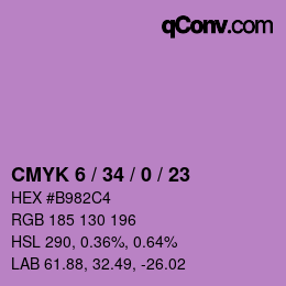 Color code: CMYK 6 / 34 / 0 / 23 | qconv.com