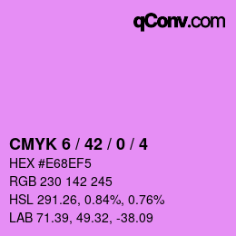 カラーコード: CMYK 6 / 42 / 0 / 4 | qconv.com