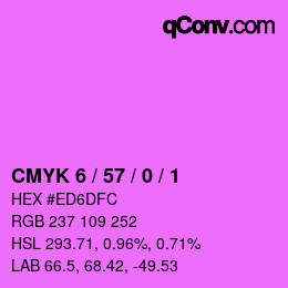 カラーコード: CMYK 6 / 57 / 0 / 1 | qconv.com