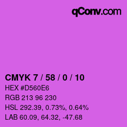 カラーコード: CMYK 7 / 58 / 0 / 10 | qconv.com