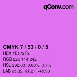 Código de color: CMYK 7 / 53 / 0 / 5 | qconv.com