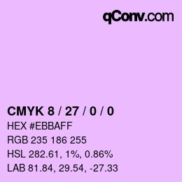 Color code: CMYK 8 / 27 / 0 / 0 | qconv.com