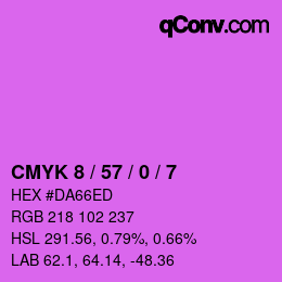 Code couleur: CMYK 8 / 57 / 0 / 7 | qconv.com