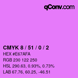 カラーコード: CMYK 8 / 51 / 0 / 2 | qconv.com