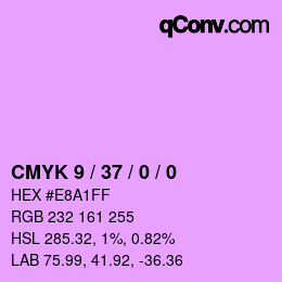 カラーコード: CMYK 9 / 37 / 0 / 0 | qconv.com