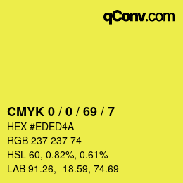 Color code: CMYK 0 / 0 / 69 / 7 | qconv.com