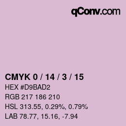 Código de color: CMYK 0 / 14 / 3 / 15 | qconv.com