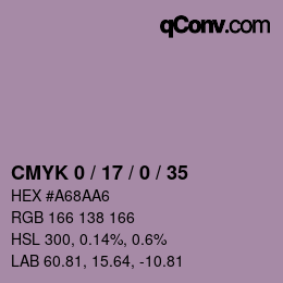 Código de color: CMYK 0 / 17 / 0 / 35 | qconv.com