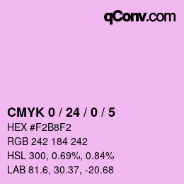 カラーコード: CMYK 0 / 24 / 0 / 5 | qconv.com