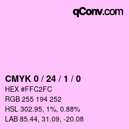 Color code: CMYK 0 / 24 / 1 / 0 | qconv.com