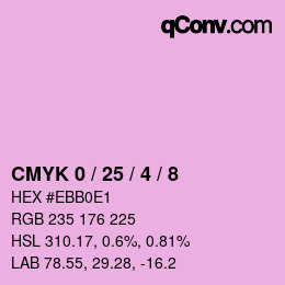 Código de color: CMYK 0 / 25 / 4 / 8 | qconv.com