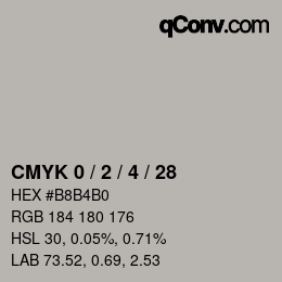 Color code: CMYK 0 / 2 / 4 / 28 | qconv.com