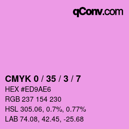 Código de color: CMYK 0 / 35 / 3 / 7 | qconv.com