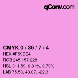 Color code: CMYK 0 / 36 / 7 / 4 | qconv.com